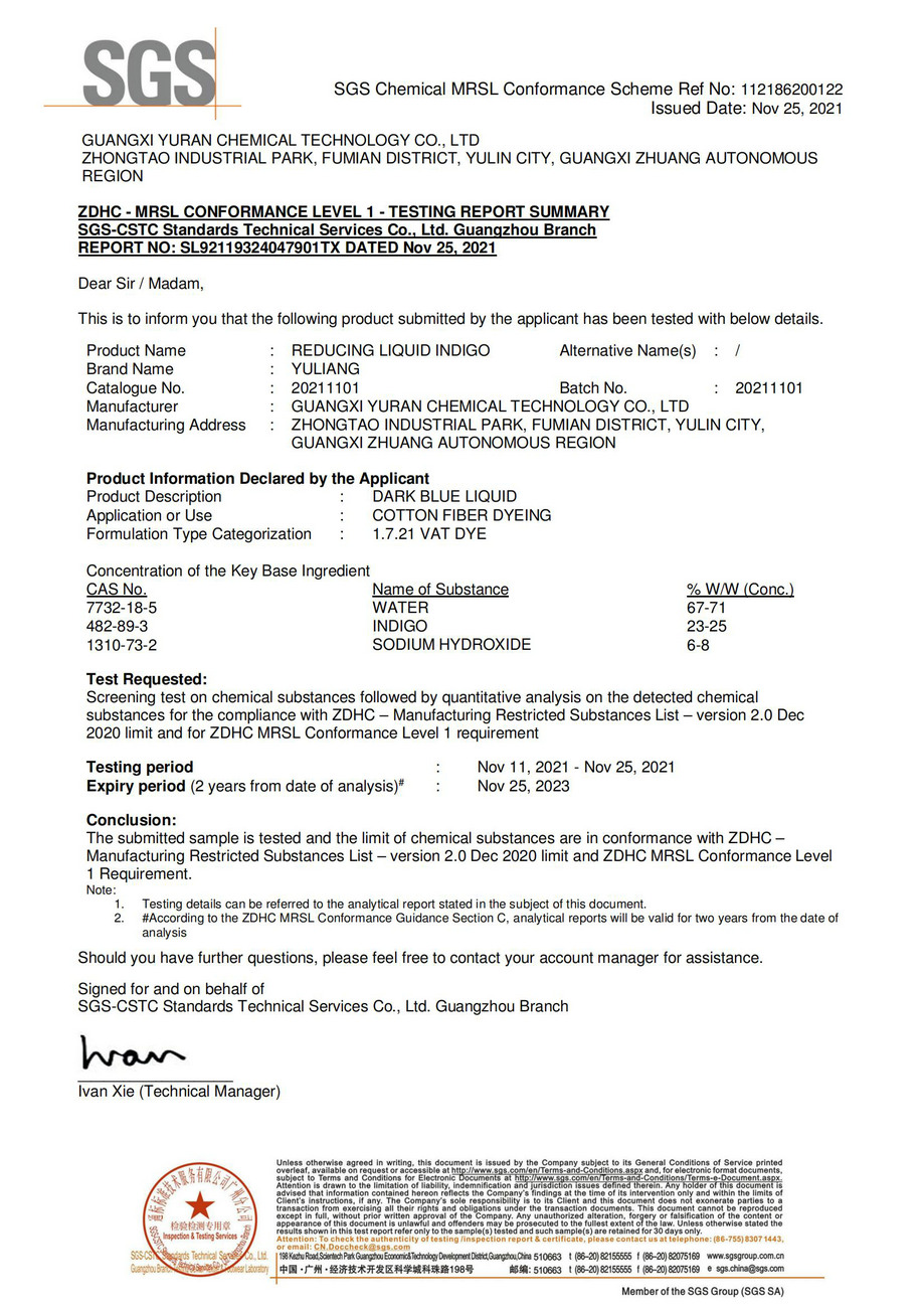Zero emission certification of hazardous chemical substances